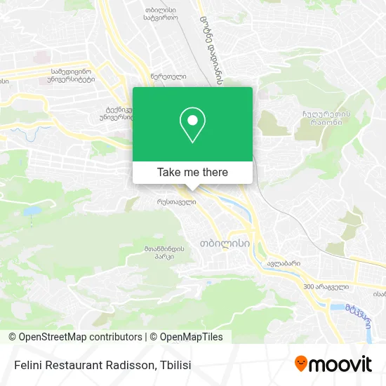 Felini Restaurant Radisson map
