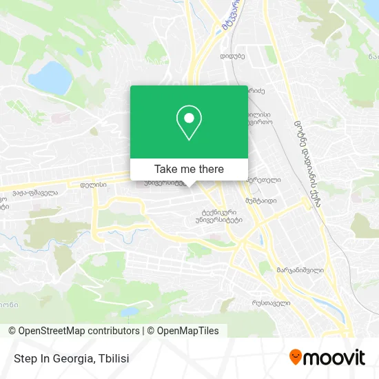 Step In Georgia map