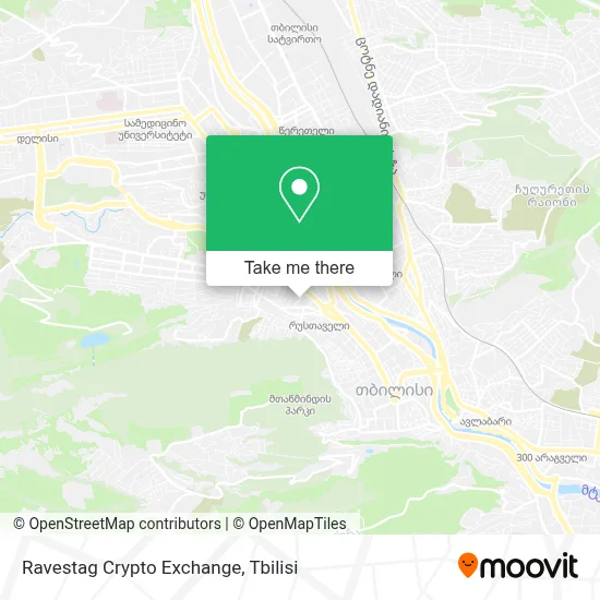 Ravestag Crypto Exchange map