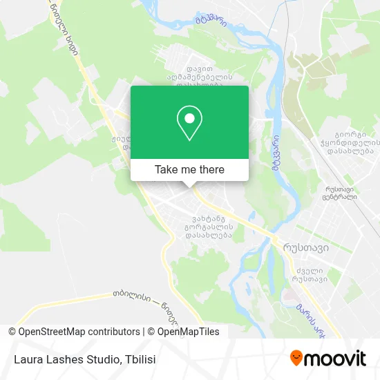 Laura Lashes Studio map