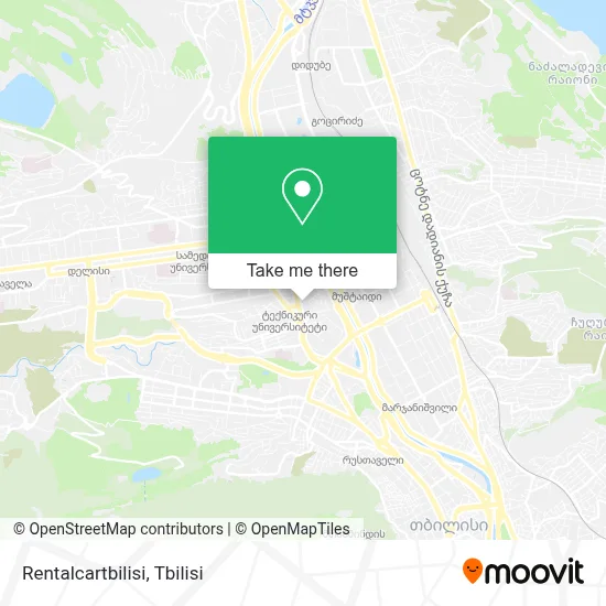 Rentalcartbilisi map