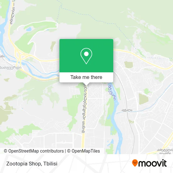 Zootopia Shop map