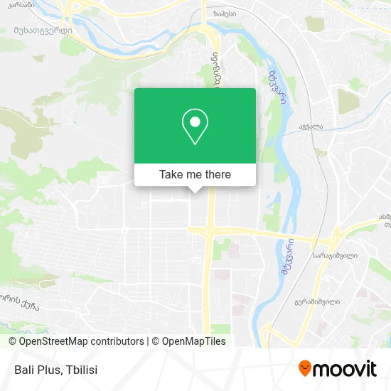 Bali Plus map