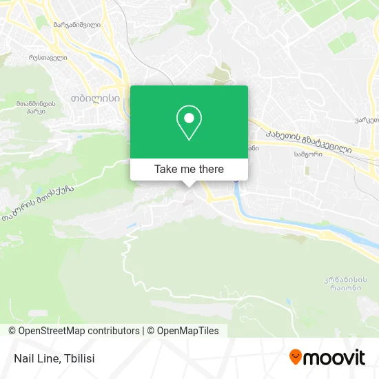 Nail Line map