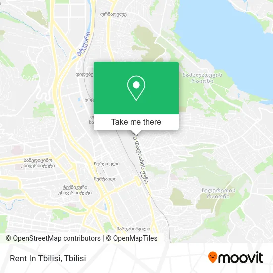 Rent In Tbilisi map