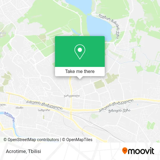 Acrotime map