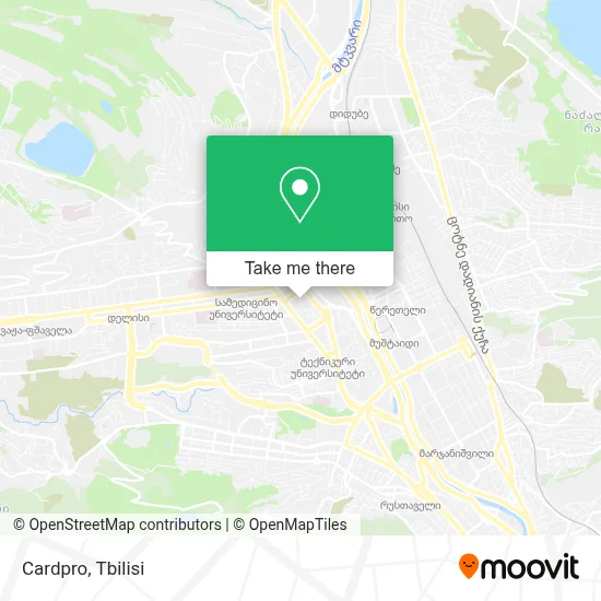 Cardpro map