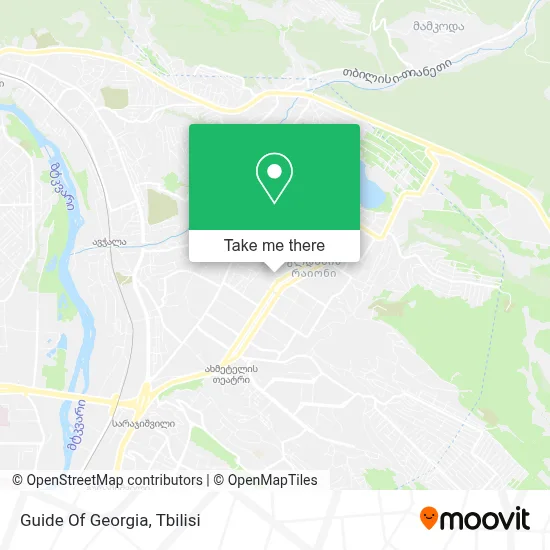 Guide Of Georgia map