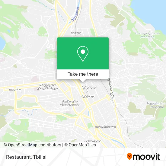 Restaurant map