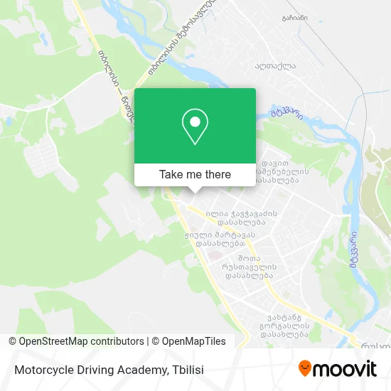 Motorcycle Driving Academy map