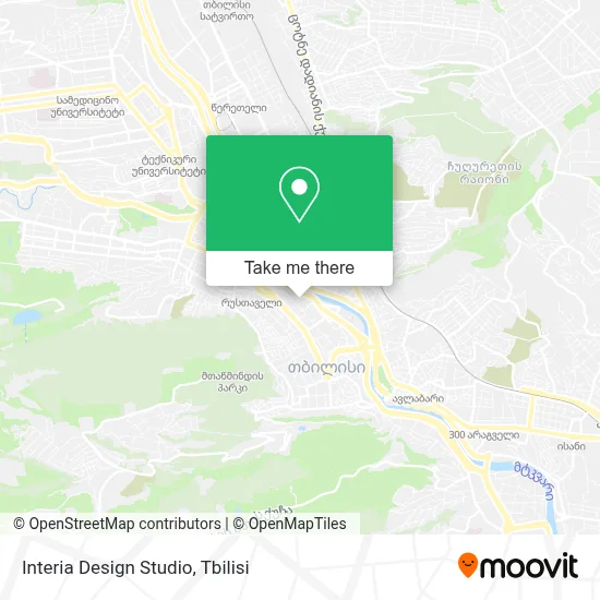 Interia Design Studio map