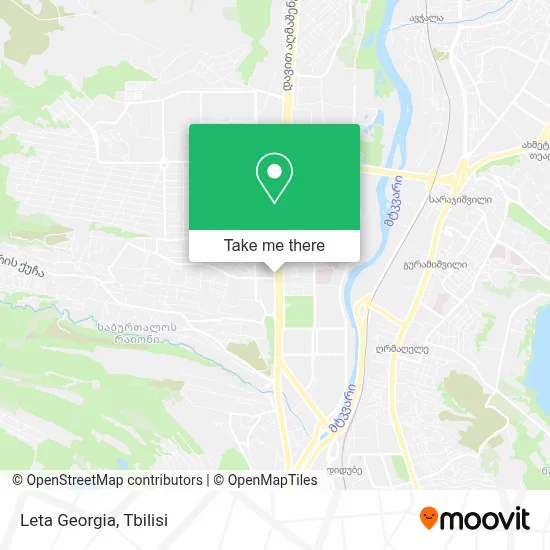 Leta Georgia map