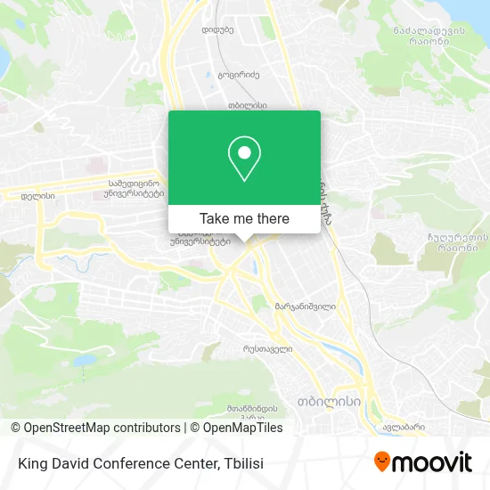 King David Conference Center map