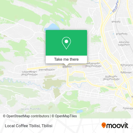 Local Coffee Tbilisi map