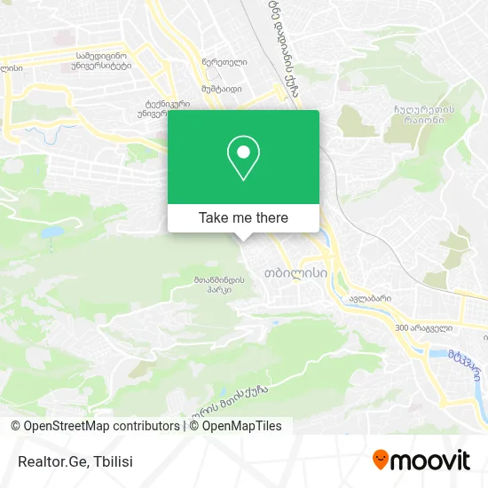 Realtor.Ge map