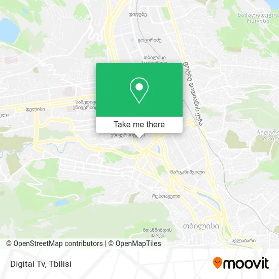 Digital Tv map