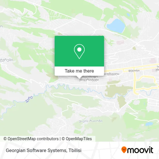Georgian Software Systems map