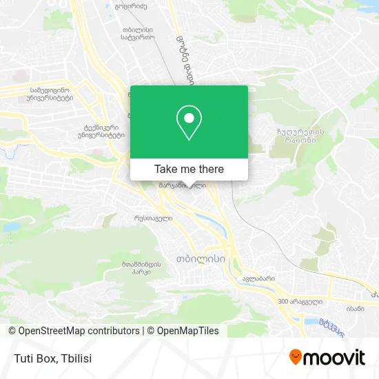 Tuti Box map