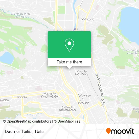Daumer Tbilisi map