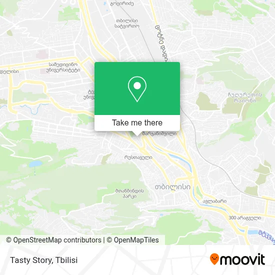 Tasty Story map