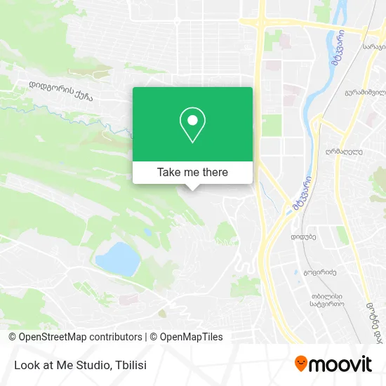 Look at Me Studio map