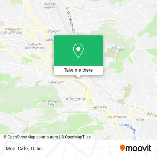 Modi Cafe map