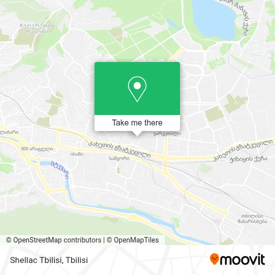 Shellac Tbilisi map
