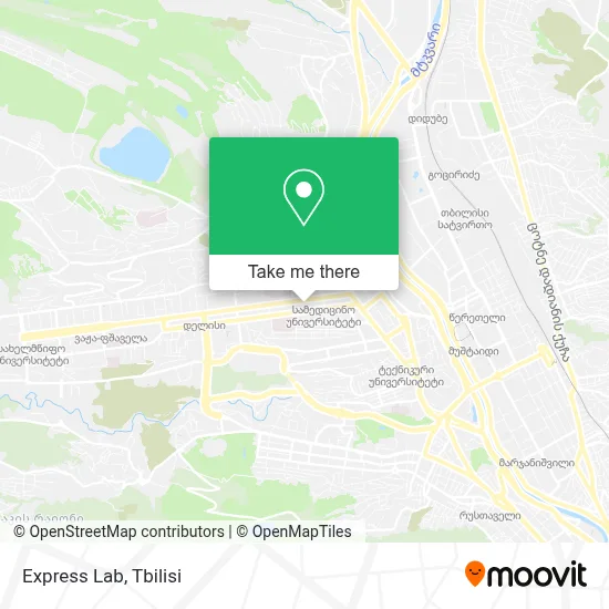 Express Lab map