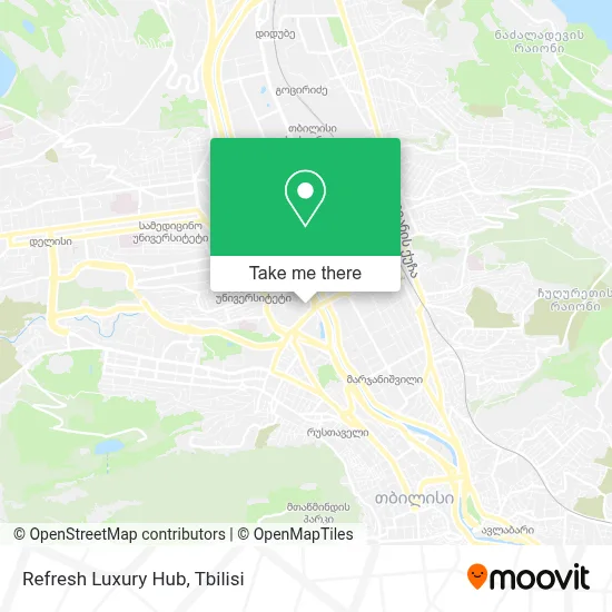 Refresh Luxury Hub map