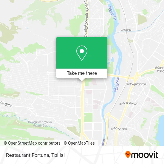 Restaurant Fortuna map