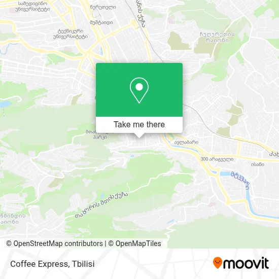 Coffee Express map