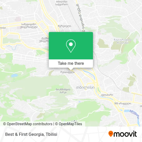 Best & First Georgia map