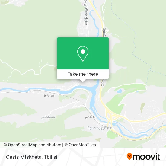 Oasis Mtskheta map