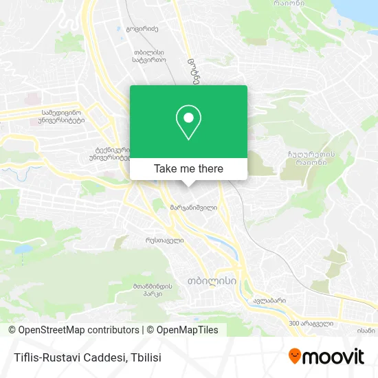 Tiflis-Rustavi Caddesi map