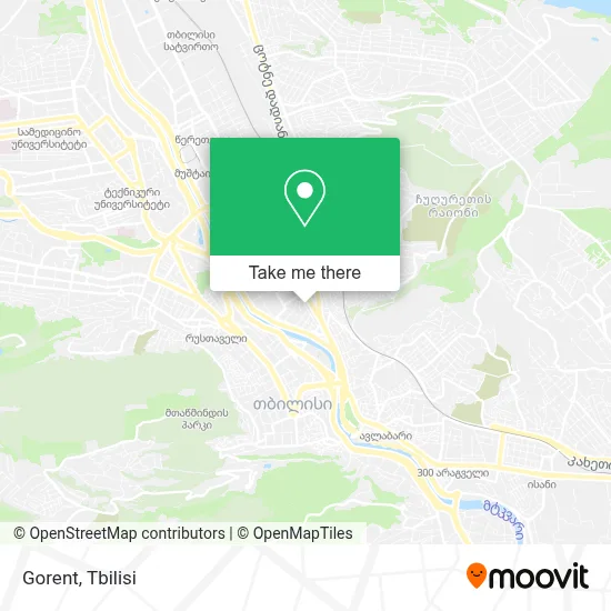 Gorent map