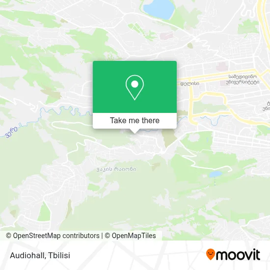 Audiohall map