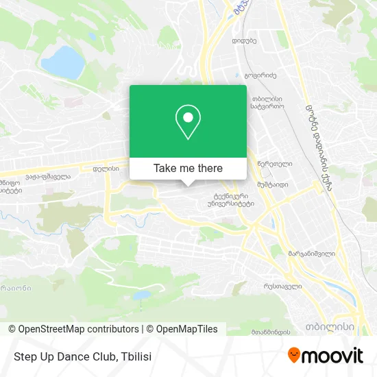 Step Up Dance Club map