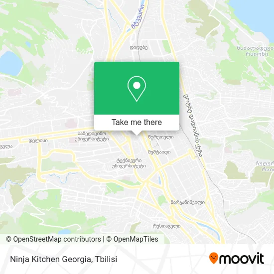 Ninja Kitchen Georgia map
