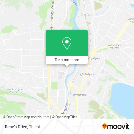 Rene's Drive map