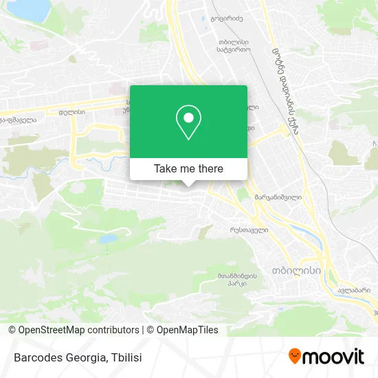 Barcodes Georgia map