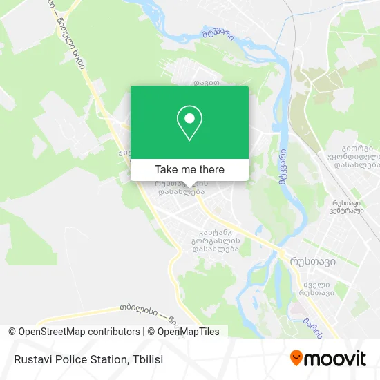 Rustavi Police Station map