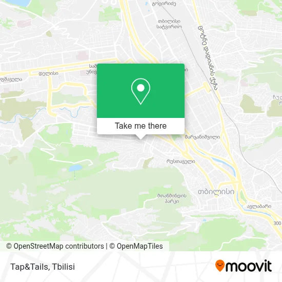 Tap&Tails map