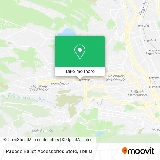 Padede Ballet Accessories Store map