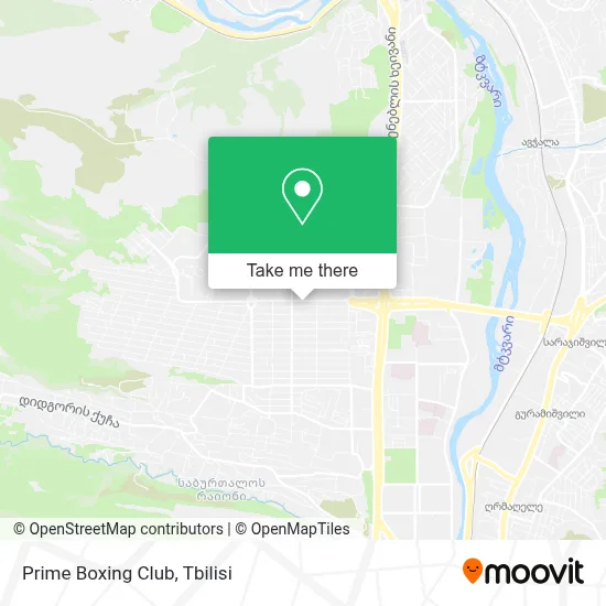 Prime Boxing Club map