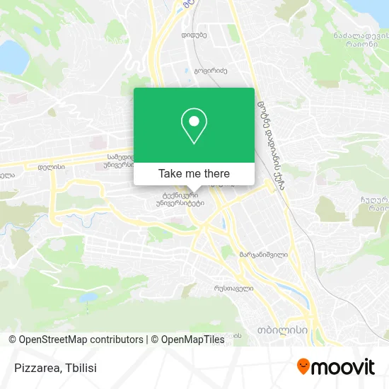 Pizzarea map