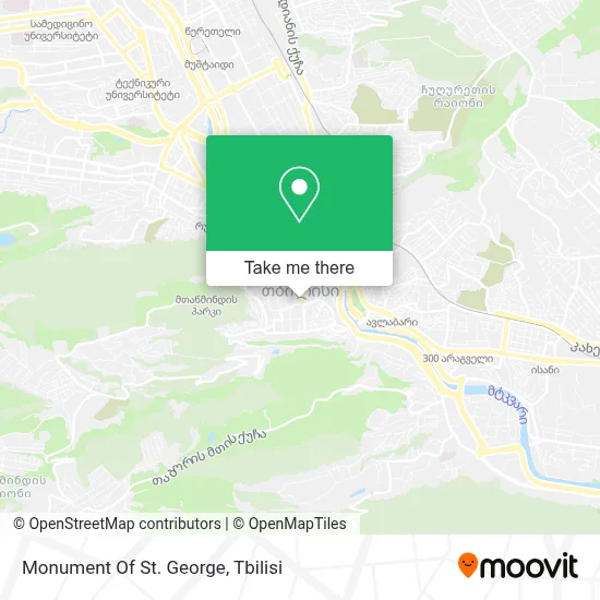 Monument Of St. George map