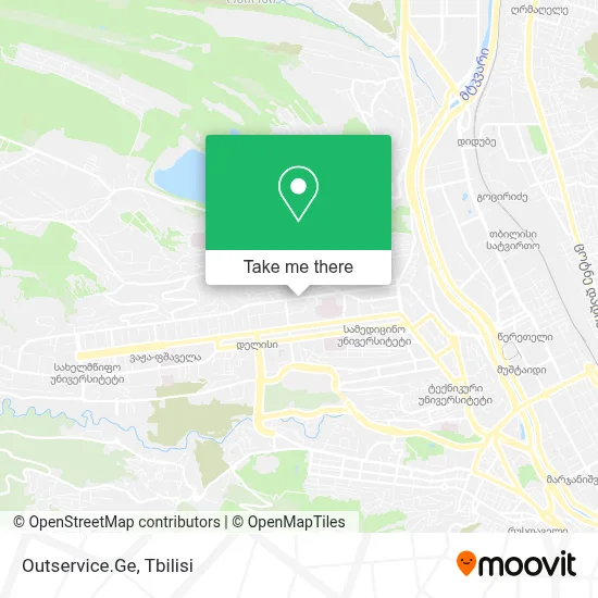 Outservice.Ge map