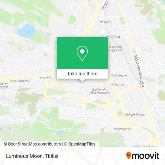 Luminous Moon map