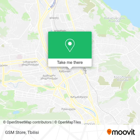 GSM Store map