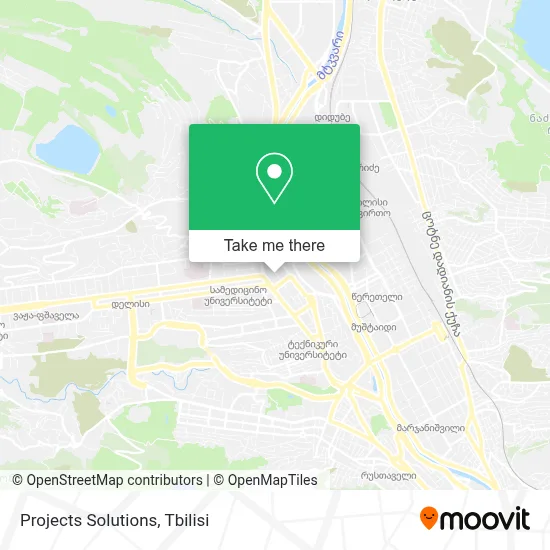Projects Solutions map